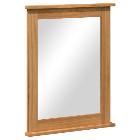 vidaXL Spiegel VIGO Honingbruin 55,5 x 5 x 70 cm Massief grenenhout afbeelding2 - 1