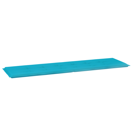vidaXL Tuin Bank Kussen - Turquoise, 180x50x4 cm, Oxford Stof afbeelding2 - 1