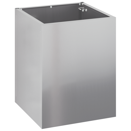 vidaXL Tuin Bloempot Zilver 50 x 32 x 40 cm Gegalvaniseerd staal afbeelding2 - 1