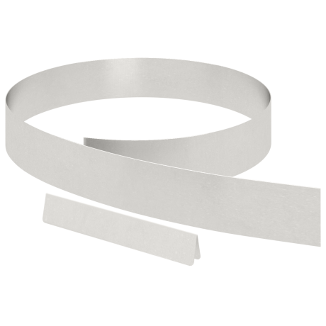 vidaXL Tuin Grasperkafwerking Zilver 450 x 10 cm Roestvrij staal afbeelding2 - 1