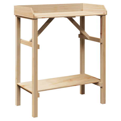 vidaXL Tuin Potting Tafel 75x40x90 cm van Massief Grenenhout afbeelding2 - 1