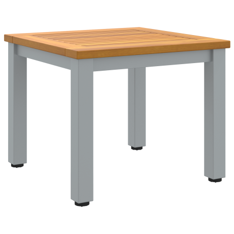 vidaXL Tuin Tafeltje 45x45x38 cm Massief Acaciahout afbeelding2 - 1