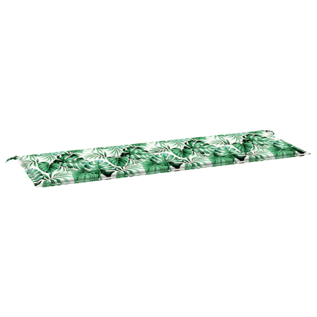 vidaXL Bankkussen Blad Bladpatroon 150 x 50 x 3 cm Oxford Stof afbeelding2 - 1