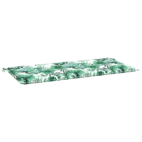 vidaXL Stoel Pad Blad Bladpatroon 100 x 50 x 3 cm Oxford Stof afbeelding2 - 1