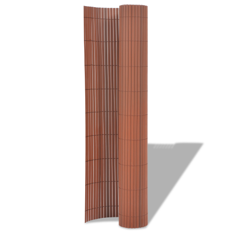 vidaXL Tuinhek Bruin 150 x 300 cm PVC afbeelding2 - 1