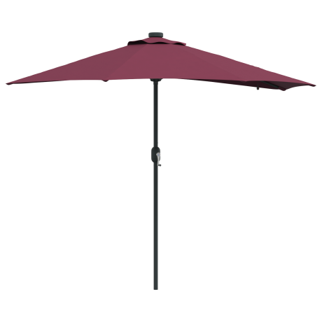 vidaXL Tuinparasol Bordeauxrood 294 x 150 x 223 cm Stof afbeelding2 - 1
