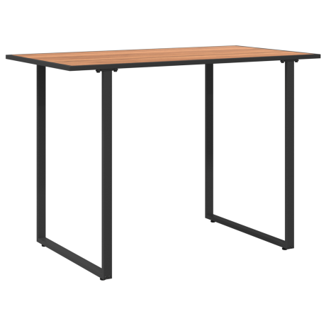 vidaXL Tuintafel 100x55x70 cm DPC en staal bruin afbeelding2 - 1