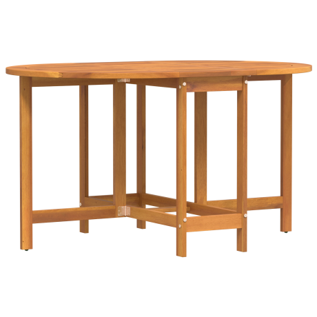 vidaXL Tuintafel vlinder inklapbaar ovaal 110x60x72 cm acaciahout afbeelding2 - 1