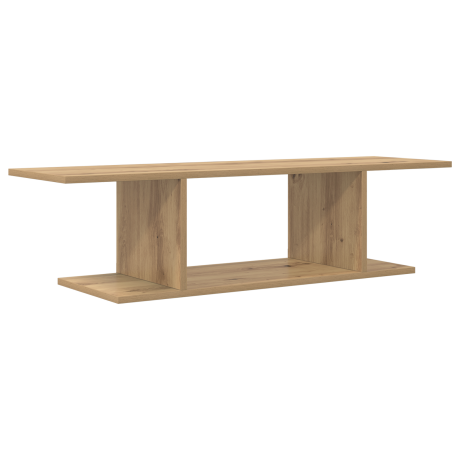 vidaXL Tv-meubelset Bruin 103 x 30 x 26,5 cm Bewerkt hout afbeelding2 - 1