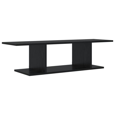 vidaXL Tv-meubelset Zwart 103 x 30 x 26,5 cm Bewerkt hout afbeelding2 - 1