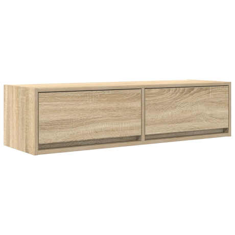 vidaXL Tv-meubel 100x31x25,5 cm bewerkt hout sonoma eikenkleur afbeelding2 - 1