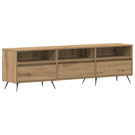 vidaXL TV-kast artisanaal eikenkleurig 150 x 30 x 44,5 cm Bewerkt hout afbeelding2 - 1