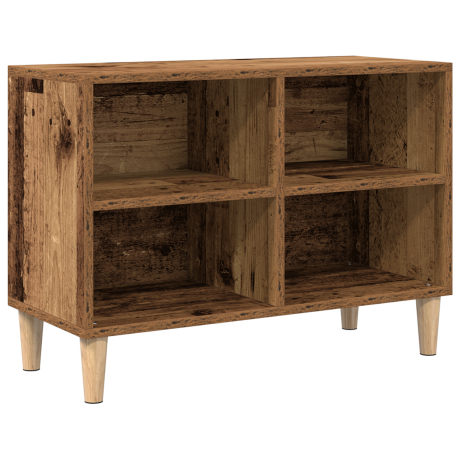 vidaXL TV-kast Oud hout 69,5 x 30 x 50 cm Bewerkt hout afbeelding2 - 1