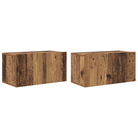 vidaXL TV Meubel Set Oud Hout Massief Gerecycled Hout Middelgroot afbeelding2 - 1