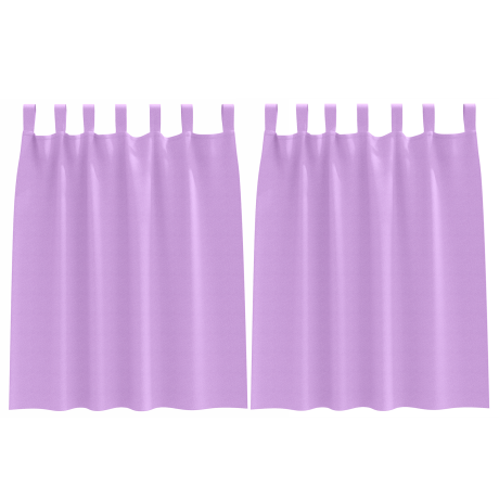 vidaXL Verduisterende gordijnen 2 pcs Paars 140 x 140 cm Polyester afbeelding2 - 1