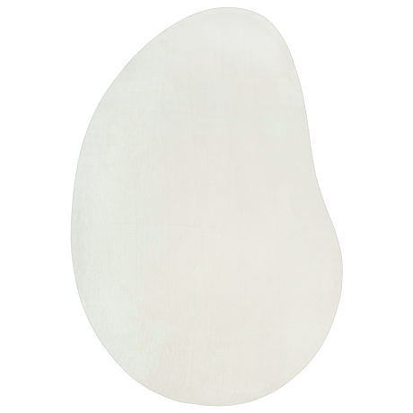 vidaXL Vloerkleed anti-slip 100x200 cm polyester crèmekleurig afbeelding2 - 1