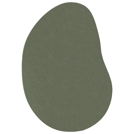 vidaXL Vloerkleed anti-slip 80x150 cm polyester bosgroen afbeelding2 - 1