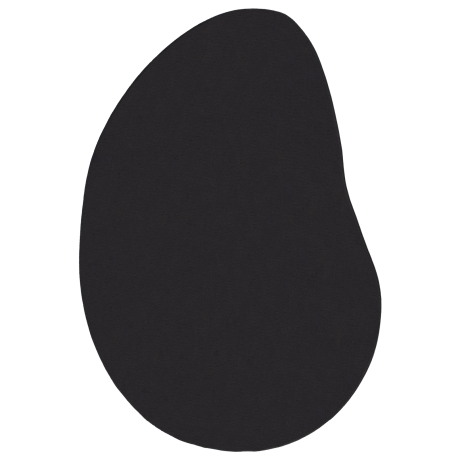 vidaXL Vloerkleed anti-slip 80x150 cm polyester zwart afbeelding2 - 1