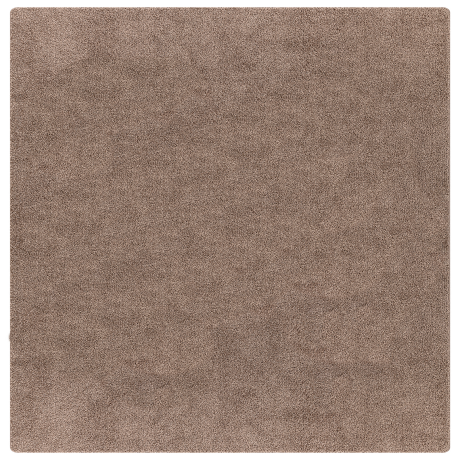 vidaXL Vloerkleed shaggy met latex onderkant 200x200 cm bruin afbeelding2 - 1
