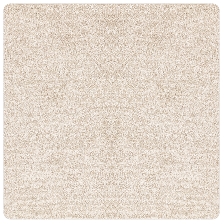 vidaXL Vloerkleed shaggy met latex onderkant 200x200 cm crèmekleurig afbeelding2 - 1