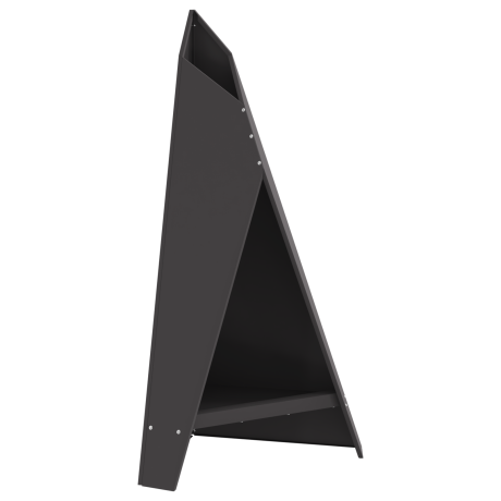 vidaXL Vuurkorf Piramide 58x36x100 cm Weerbestendig Staal afbeelding2 - 1