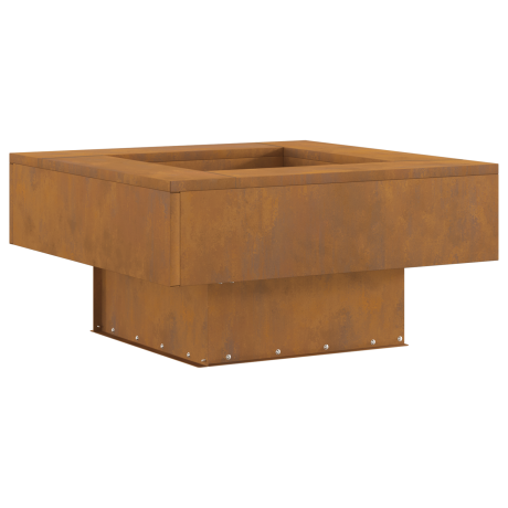 vidaXL Vuurkorf vierkant 60x60x30 cm cortenstaal afbeelding2 - 1