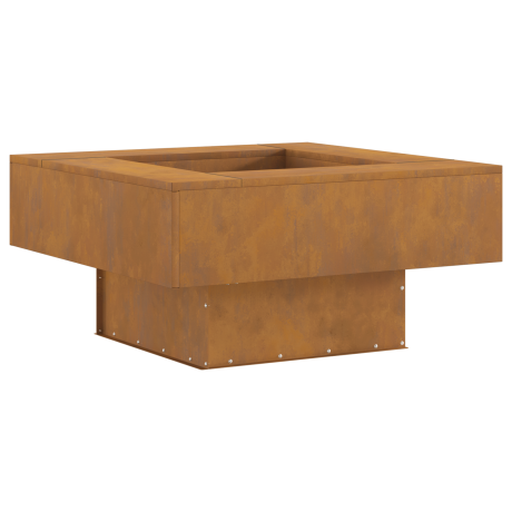 vidaXL Vuurkorf vierkant 80x80x40 cm cortenstaal afbeelding2 - 1