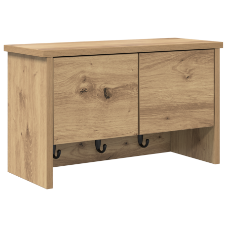 vidaXL Wandgemonteerde kapstok artisanaal eikenkleurig 50 x 20 x 30 cm afbeelding2 - 1