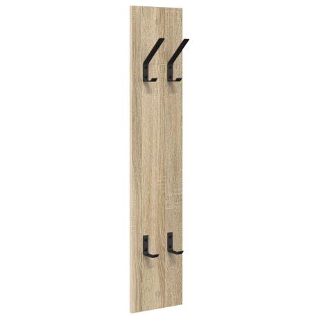 vidaXL Wandgemonteerde kapstok Sonoma eiken 20 x 1,5 x 100 cm afbeelding2 - 1
