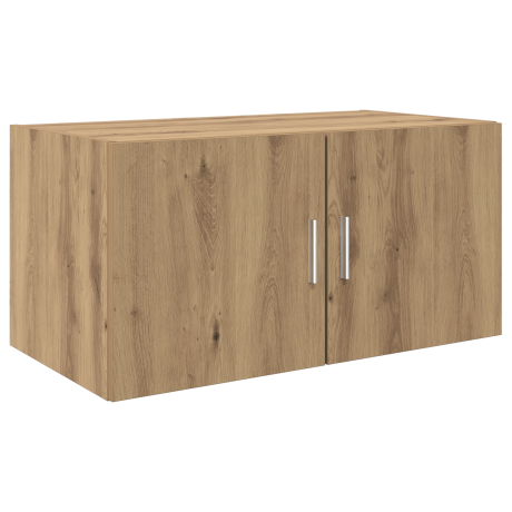 vidaXL Wandkast artisanaal eikenkleurig 80 x 42.5 x 40 cm Bewerkt hout afbeelding2 - 1