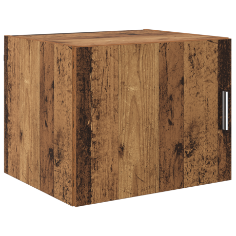 vidaXL Wandkast Wandgemonteerd met de deur Oud hout 50 x 42.5 x 40 cm Bewerkt hout afbeelding2 - 1