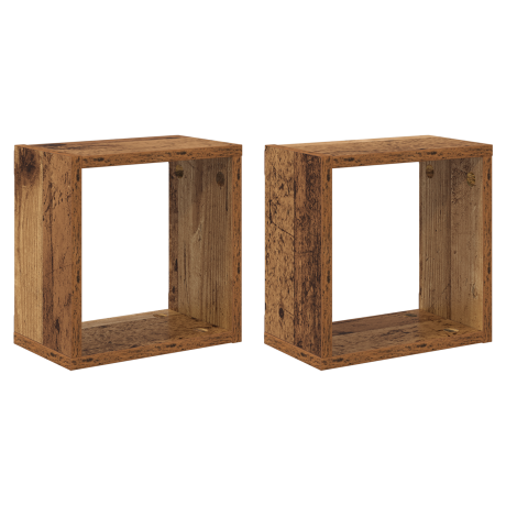 vidaXL Wandplanken Oude Hout Massief Hout Klein Wandmontage afbeelding2 - 1