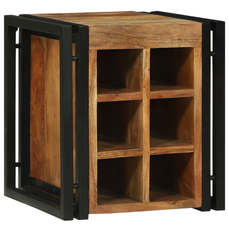 vidaXL Wijnrek 34,5x35x39 cm Massief Acaciahout afbeelding2 - 1