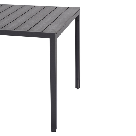 Vinn tuintafel zwart - 90 x 90 cm afbeelding2 - 1