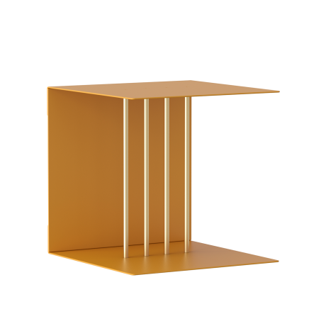 Teaser shelf aluminium wandrek saffron yellow afbeelding2 - 1