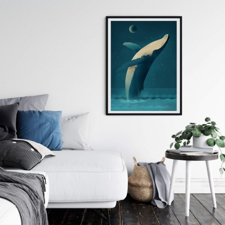 Wall-Art Poster Humpback Whale Poster zonder lijst (1 stuk) afbeelding2 - 1