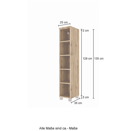 welltime Provisiekast Horki 30 cm breed afbeelding2 - 1