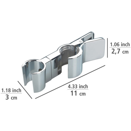 WENKO Douchehouder Douchkophouder metaal chroom afbeelding2 - 1