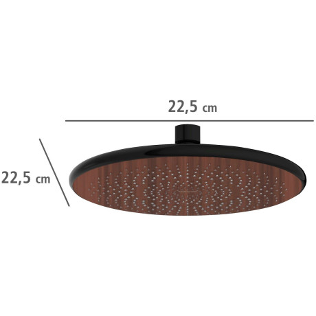 WENKO Regendouchekop Watersaving Hout, Ø 22,5 cm (1-delig) afbeelding2 - 1