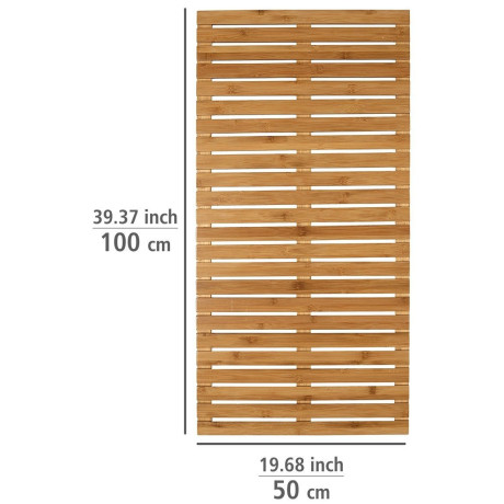 WENKO Saunavloerrooster Bamboe, 50x100 cm (1 stuk) afbeelding2 - 1
