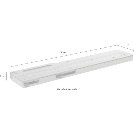 WIEMANN Deurdemper voor 2-, 3- en 4-deurs zweefdeurkasten inclusief zelfsluitend beslag (set, 2 stuks) afbeelding2 - 1