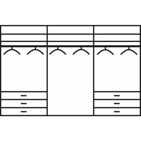 WIEMANN Zweefdeurkast Malibu afbeelding2 - 1