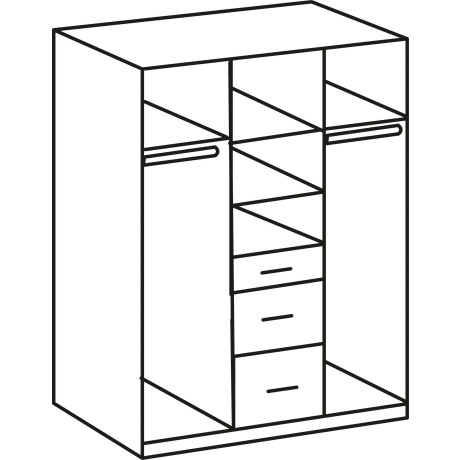 Wimex Kledingkast Clack afbeelding2 - 1