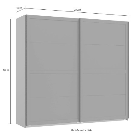 Wimex Zweefdeurkast Chalet in landelijke stijl, 180 of 225 cm breed afbeelding2 - 1