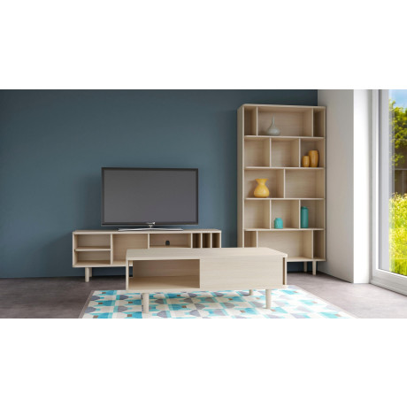 Woodman Dressoir Malic Commode in eenvoudig Scandinavisch ontwerp, breedte 160 cm afbeelding2 - 1