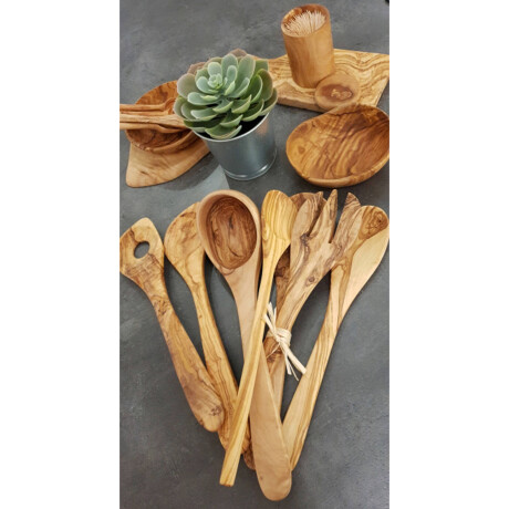 Jay Hill Soeplepel Tunea - Olijfhout - 35 cm afbeelding3 - 1