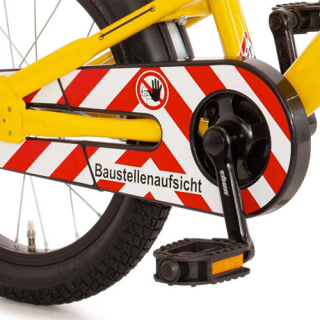 Bachtenkirch Truck kinderfiets 14 inch geel afbeelding3 - 1