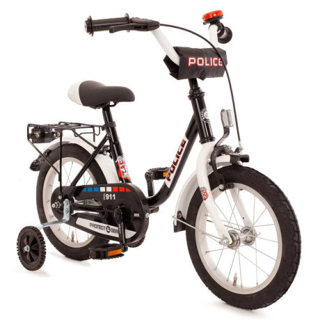 Bachtenkirch Police kinderfiets 14 inch zwart afbeelding3 - 1