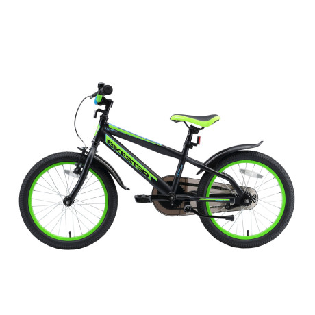 BikeStar Urban Jungle kinderfiets 18 inch zwart /groen afbeelding3 - 1