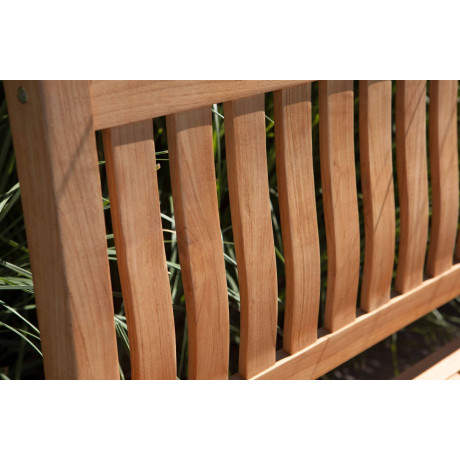 Exotan tuinbank 2-Zits Comfort - Teak - Naturel - 95x123x57 afbeelding3 - 1